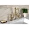 Kingston Brass Bridge Bathroom Faucet with Brass PopUp, Antique Brass KS7973TX - alternate 5